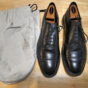 Allen Edmonds Park Avenue Classic Black Oxfords